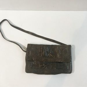 Vintage | Brown Snakeskin Purse